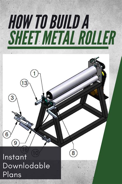 build plans for homeade sheet metal roller|diy sheet metal rolling table.